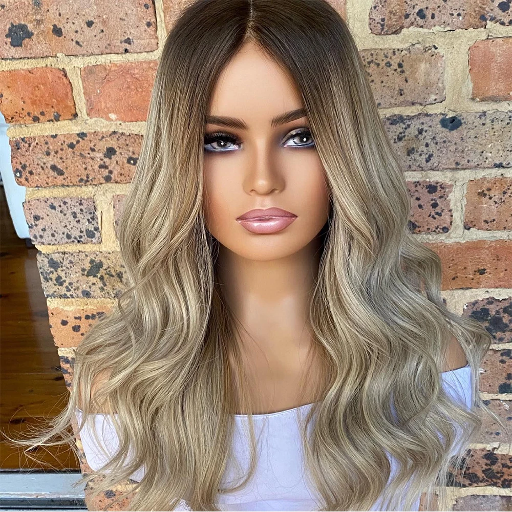 Lace Front Glueless Wig for Women Cosplay Dark Blonde Highlighted Ash Roots Synthetic Wig Futura Heat Resistant Balayage Wig
Lace Front Glueless Wig for Women Cosplay Dark Blonde Highlighted Ash Roots Synthetic Wig Futura Heat Resistant Balayage Wig