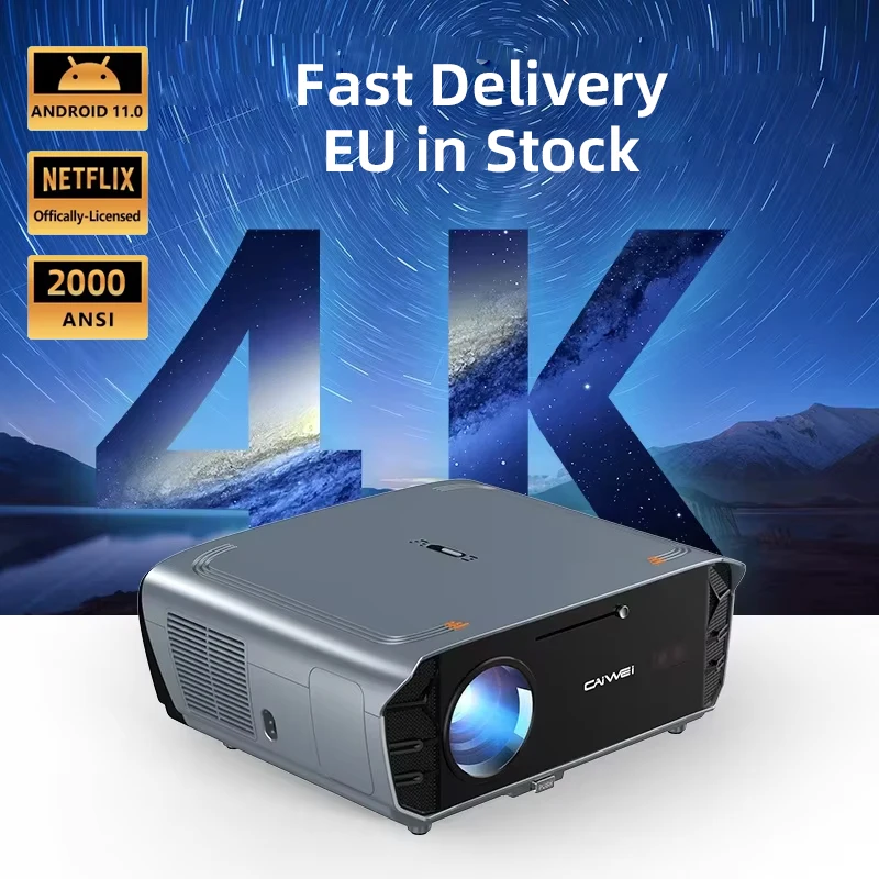 CAIWEI S7+ 1080P Full HD 4K Support Projector Auto Focus Android 11 Home Cinema Video Theater Smart Projectors Portable Outdoor
CAIWEI S7+ 1080P Full HD 4K Support Projector Auto Focus Android 11 Home Cinema Video Theater Smart Projectors Portable Outdoor