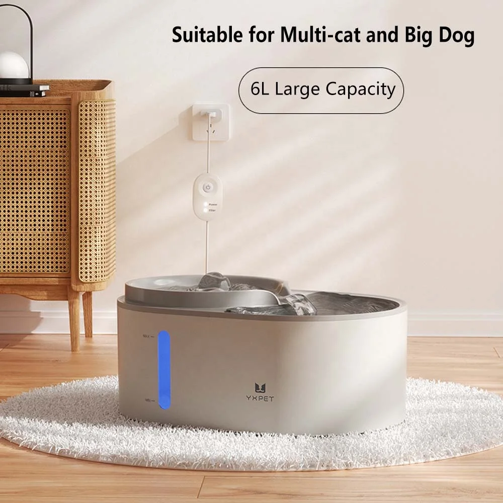 Cat Water Fountain, Wireless Pet Fountain Battery Operated- Automatic Cat Water Dispenser Technology Stainless Steel Tray
Cat Water Fountain, Wireless Pet Fountain Battery Operated- Automatic Cat Water Dispenser Technology Stainless Steel Tray