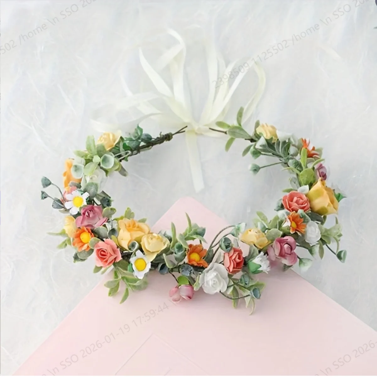 Women's Elegant Rose Floral Crown Headband Bridal Halo Flower Headpiece Girls Wedding Accessory Vanlentine's Day Elegance
Women's Elegant Rose Floral Crown Headband Bridal Halo Flower Headpiece Girls Wedding Accessory Vanlentine's Day Elegance