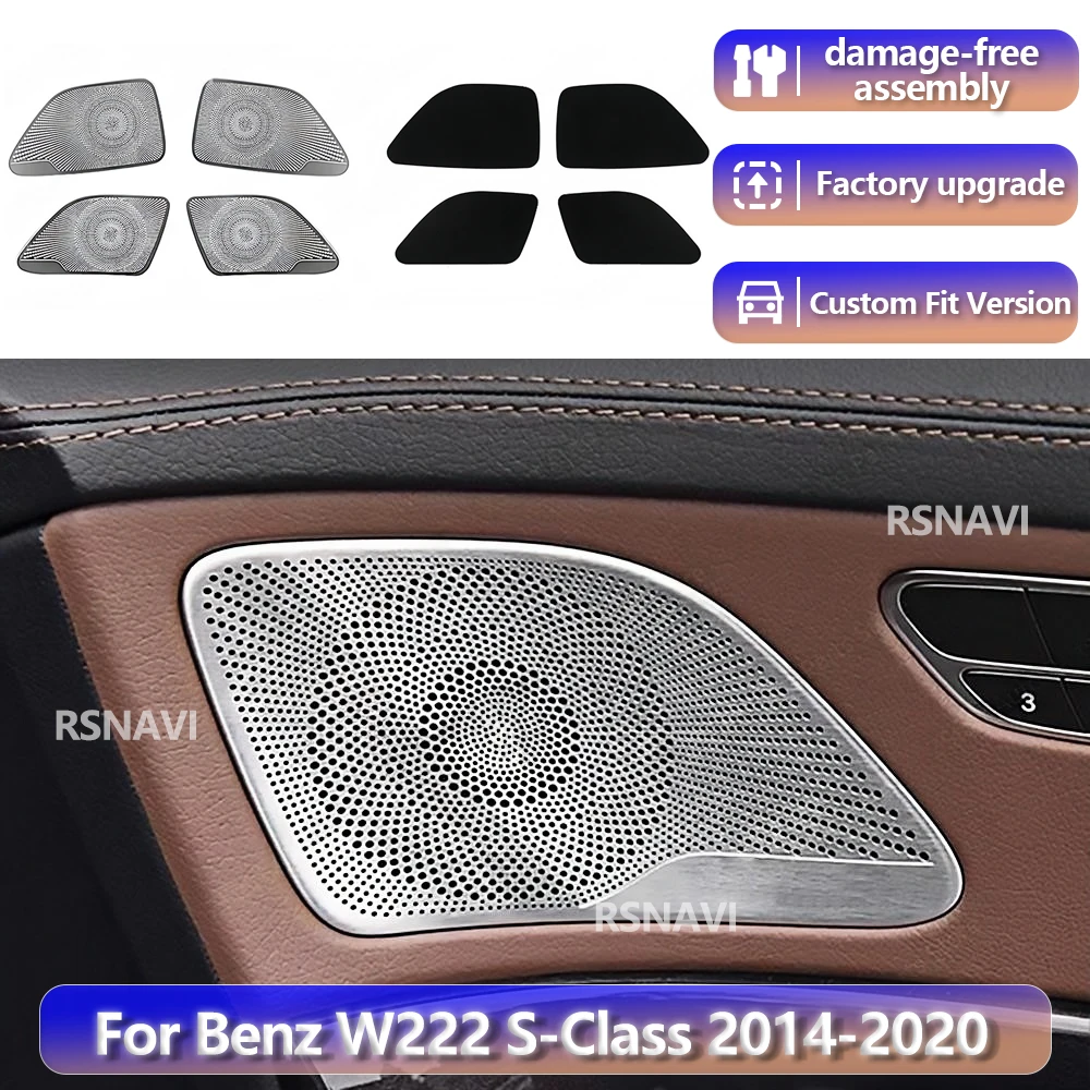 RGB color streamer For Benz S class S320 S350 W222 2014-2020 Audio Speaker Panel Car Inner Accessories Car Door Loudspeaker Pad
RGB color streamer For Benz S class S320 S350 W222 2014-2020 Audio Speaker Panel Car Inner Accessories Car Door Loudspeaker Pad