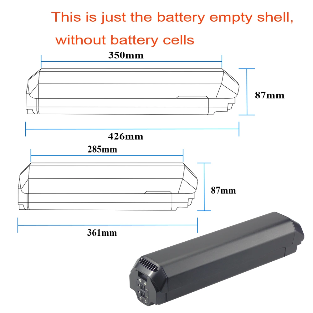 36V 48V Hidden ebike battery 40pcs 50pcs cells only empty shell for GOTRAX CTI Commuter Denago City 1 High Step-thru e-bike
36V 48V Hidden ebike battery 40pcs 50pcs cells only empty shell for GOTRAX CTI Commuter Denago City 1 High Step-thru e-bike