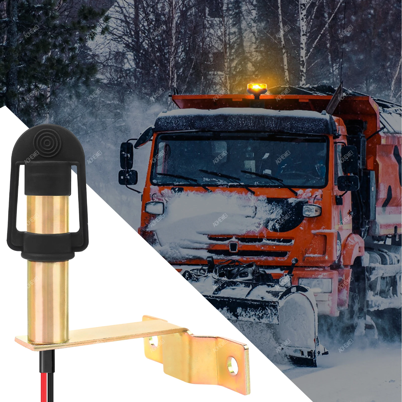 AOHEWEI Tractor Strobe Warning Light Bracket, Metal Mounting Base with Pole & Wiring Harness for Agricultural Machinery
AOHEWEI Tractor Strobe Warning Light Bracket, Metal Mounting Base with Pole & Wiring Harness for Agricultural Machinery