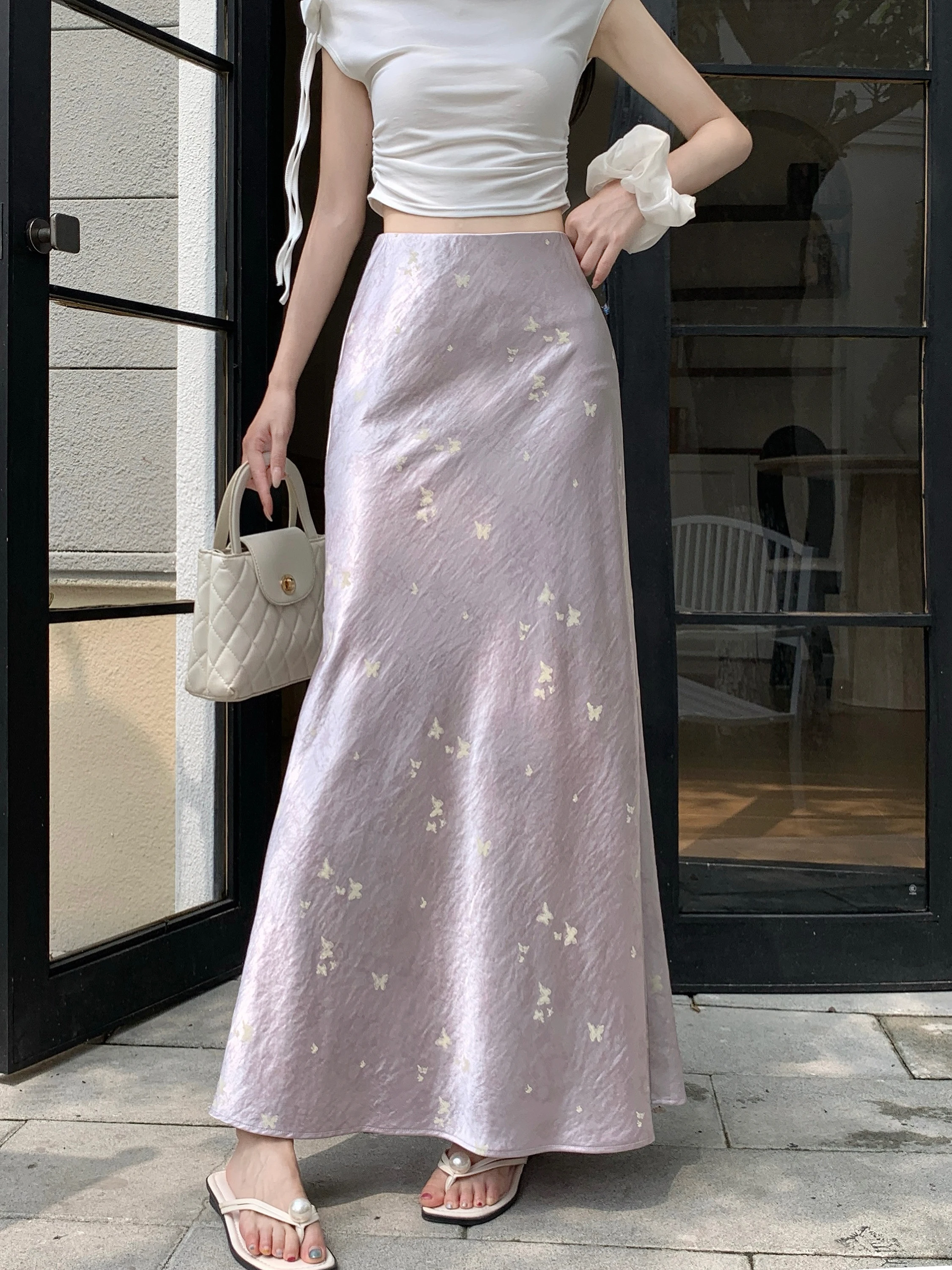 High Waist Slimming Fish Tail Half Skirt Women's Summer New Style Casual Drapey A-Line Long Skirt Polyester Fiber High Waist
High Waist Slimming Fish Tail Half Skirt Women's Summer New Style Casual Drapey A-Line Long Skirt Polyester Fiber High Waist