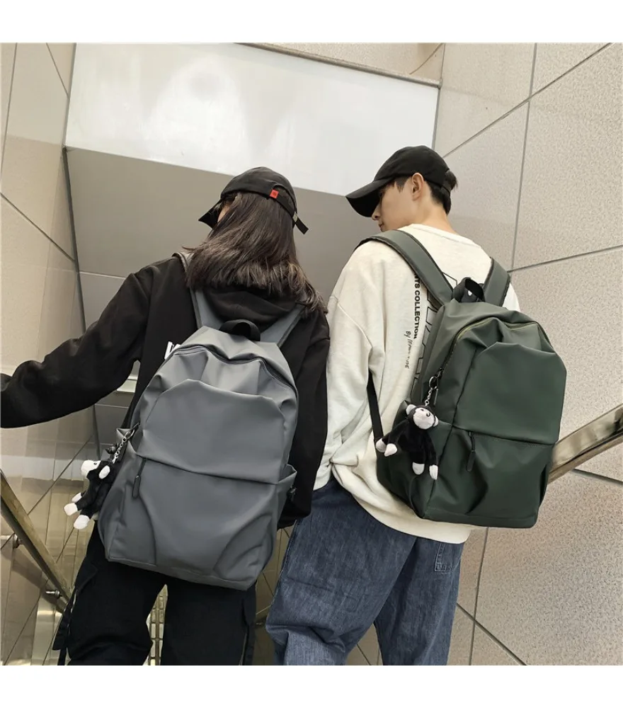 New large-capacity solid color backpack cute beautiful women travel bag simple trendy middle school student schoolbag
New large-capacity solid color backpack cute beautiful women travel bag simple trendy middle school student schoolbag