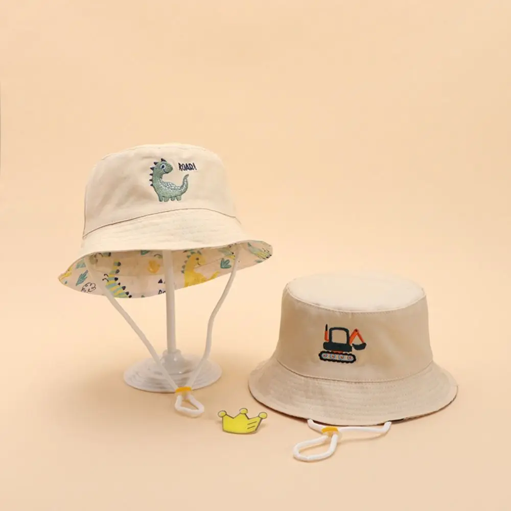Casual Cartoon Dinosaur Children Fisherman Hat Windproof Sunscreen Bucket Hat Anti UV Embroidery Baby Capybara Sun Cap Toddler
Casual Cartoon Dinosaur Children Fisherman Hat Windproof Sunscreen Bucket Hat Anti UV Embroidery Baby Capybara Sun Cap Toddler