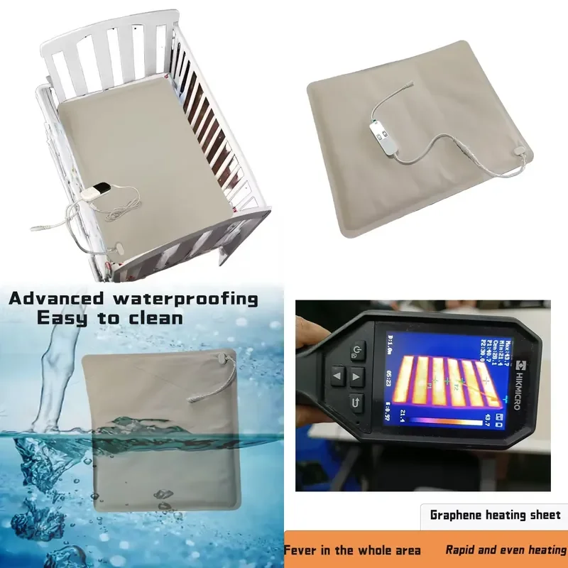 【CHIMU HOME】 Portable Mini Baby Electric Blanket with Heating Reusable Urine Pad Waterproof PU Material for Kids
【CHIMU HOME】 Portable Mini Baby Electric Blanket with Heating Reusable Urine Pad Waterproof PU Material for Kids