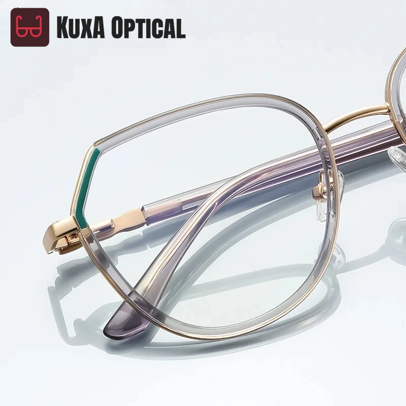 Round Glasses Women Transparent Optical Eyewear Retro Frame Spring Hinge Vintage Flexible Spectacle for Female
Round Glasses Women Transparent Optical Eyewear Retro Frame Spring Hinge Vintage Flexible Spectacle for Female