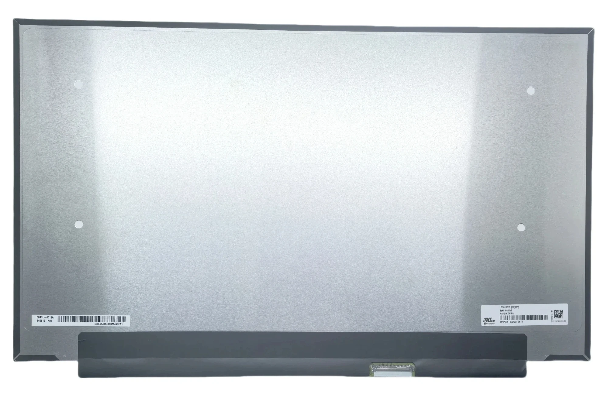 LP161WFG-SPB1 16.1'' 165Hz Laptop LCD Screen Display Panel Matrix 1920*1080 EDP 40 Pins
LP161WFG-SPB1 16.1'' 165Hz Laptop LCD Screen Display Panel Matrix 1920*1080 EDP 40 Pins
