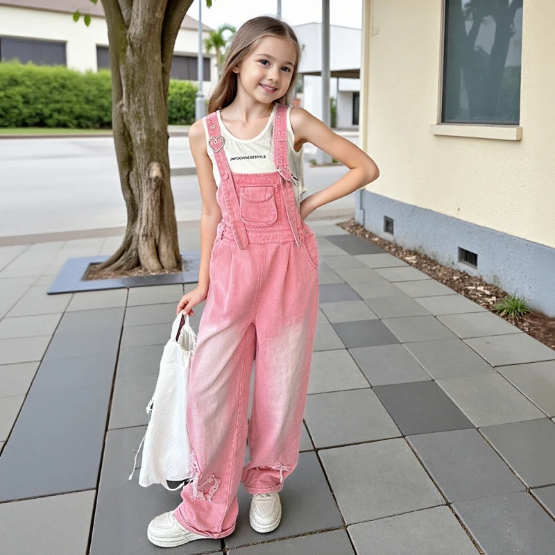 Girls Denim Overalls Summer 2026 Fashion Washed Loose Wide-Leg Jumpsuit for Kids Clothes Casual Teen Jeans 8 10 Y Children Pants
Girls Denim Overalls Summer 2026 Fashion Washed Loose Wide-Leg Jumpsuit for Kids Clothes Casual Teen Jeans 8 10 Y Children Pants