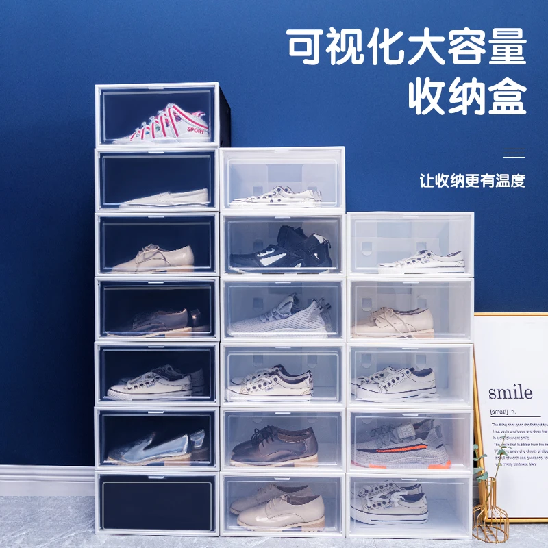 Shoe rack flip cover transparent high and low shoe storage box, stacked with mesh red layer shoe holder, large shoe box
Shoe rack flip cover transparent high and low shoe storage box, stacked with mesh red layer shoe holder, large shoe box