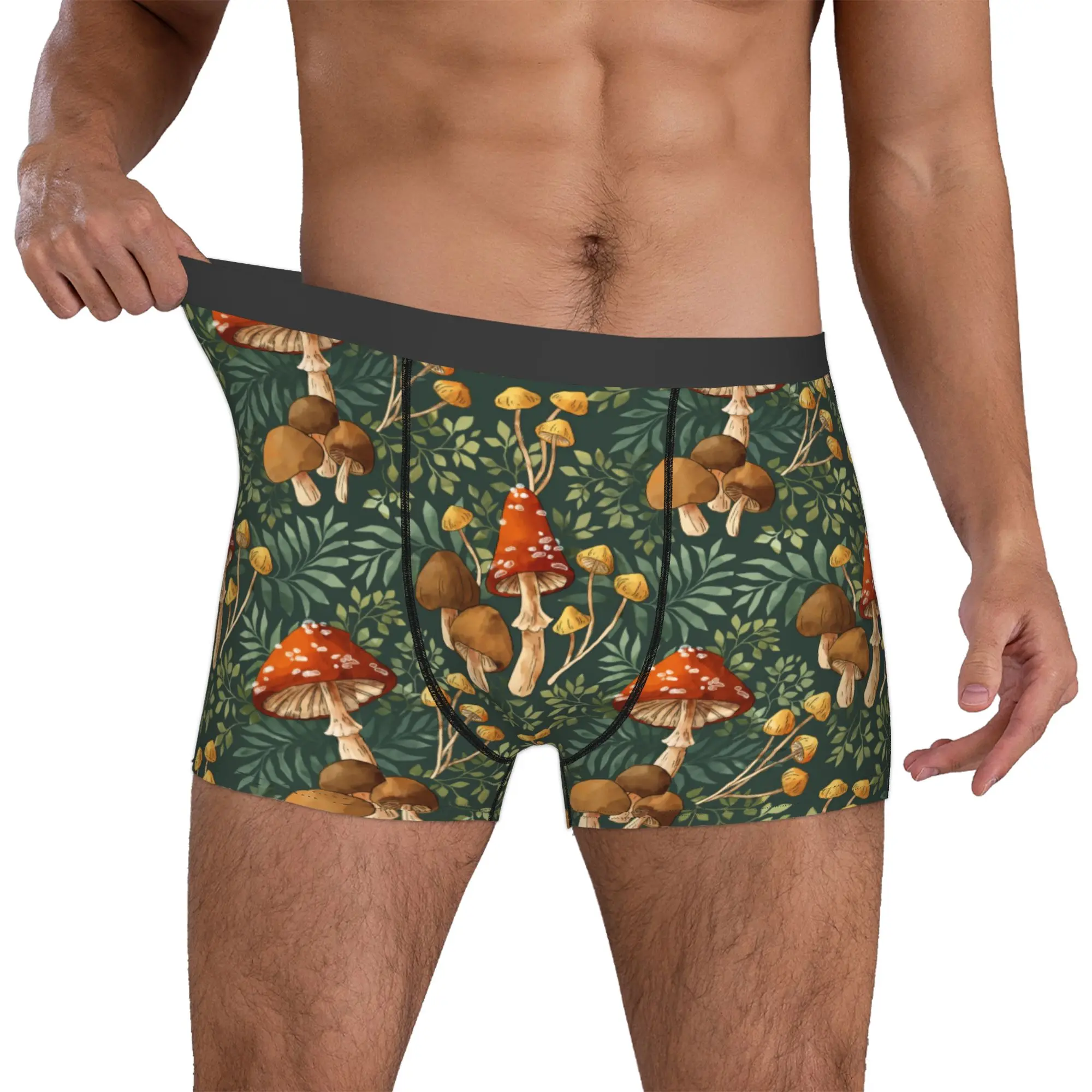 Custom Woodland Mushroom Spray Boxers Shorts Mens Psychedelic Magic Shroom Briefs Underwear Novelty Underpants
Custom Woodland Mushroom Spray Boxers Shorts Mens Psychedelic Magic Shroom Briefs Underwear Novelty Underpants