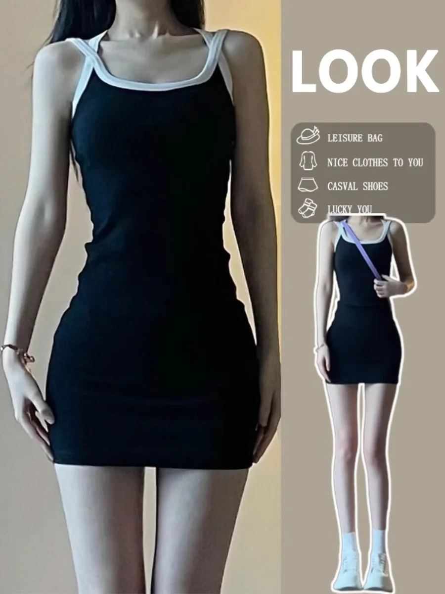 Classic Style Slimming Casual Vest Strap Dress Women's 2026 Small Size Sexy Slimming Short Skirt High Waist A-Line Dress
Classic Style Slimming Casual Vest Strap Dress Women's 2026 Small Size Sexy Slimming Short Skirt High Waist A-Line Dress