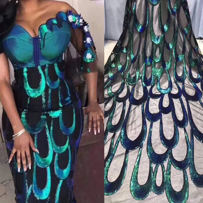 Latest African Lace Fabric 2023 High Quality Lace Embroidery Sequin Nigerian Lace Fabrics 5 Yards for Wedding Dress M2848
Latest African Lace Fabric 2023 High Quality Lace Embroidery Sequin Nigerian Lace Fabrics 5 Yards for Wedding Dress M2848