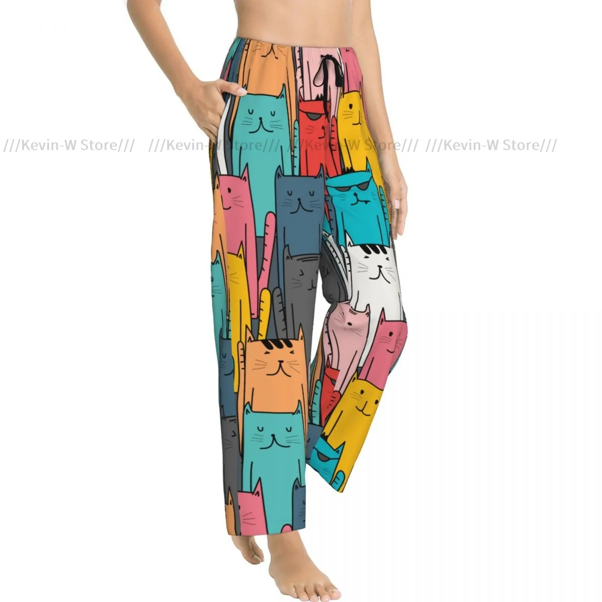 Women Cozy Flannel Lounge Pants Soft Colorful Cats Art Sleep Bottoms for Winter Homewear
Women Cozy Flannel Lounge Pants Soft Colorful Cats Art Sleep Bottoms for Winter Homewear