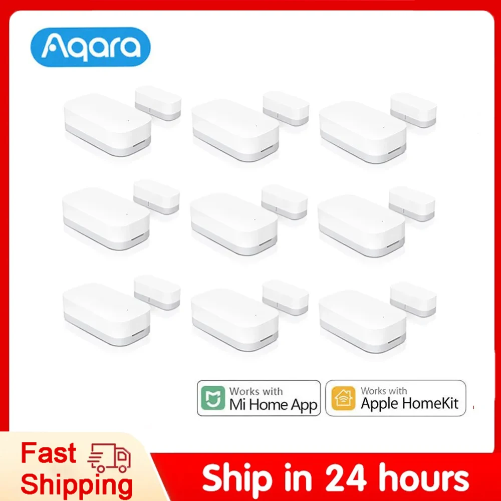 1/2/4/10Pcs Aqara Wireless Door Sensor Zigbee Connection Smart Mini Door Window Sensor Work With Mi Home APP for Apple Hmekit
1/2/4/10Pcs Aqara Wireless Door Sensor Zigbee Connection Smart Mini Door Window Sensor Work With Mi Home APP for Apple Hmekit