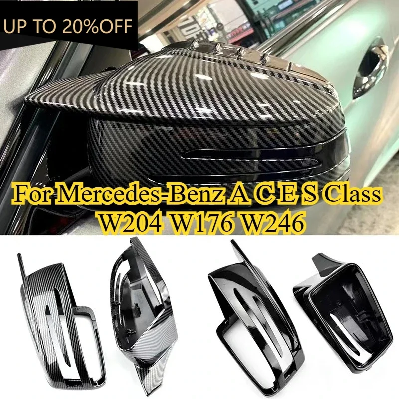 Для Mercedes-Benz A C E S Class W204 W176 W246 Крышка зеркала заднего вида в стиле рога, боковое крыло, дверное зеркало, сменная накладка
Для Mercedes-Benz A C E S Class W204 W176 W246 Крышка зеркала заднего вида в стиле рога, боковое крыло, дверное зеркало, сменная накладка