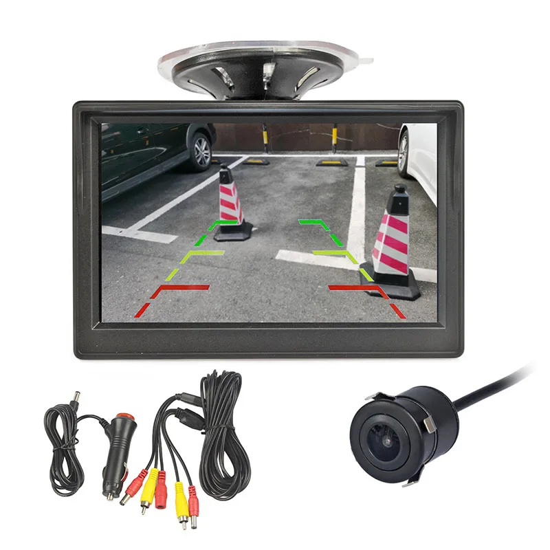 DIYKIT 5inch TFT LCD Display HD Car Monitor Waterproof 18.5mm Backup HD Rear View Car Camera 7090
DIYKIT 5inch TFT LCD Display HD Car Monitor Waterproof 18.5mm Backup HD Rear View Car Camera 7090