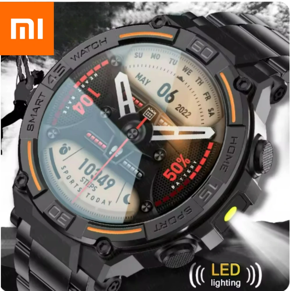Xiaomi 2025 Новые спортивные умные часы для мужчин 360*360 HD Экран Фонарик Мониторинг здоровья Водонепроницаемые умные часы с пульсометром BT Call
Xiaomi 2025 Новые спортивные умные часы для мужчин 360*360 HD Экран Фонарик Мониторинг здоровья Водонепроницаемые умные часы с пульсометром BT Call