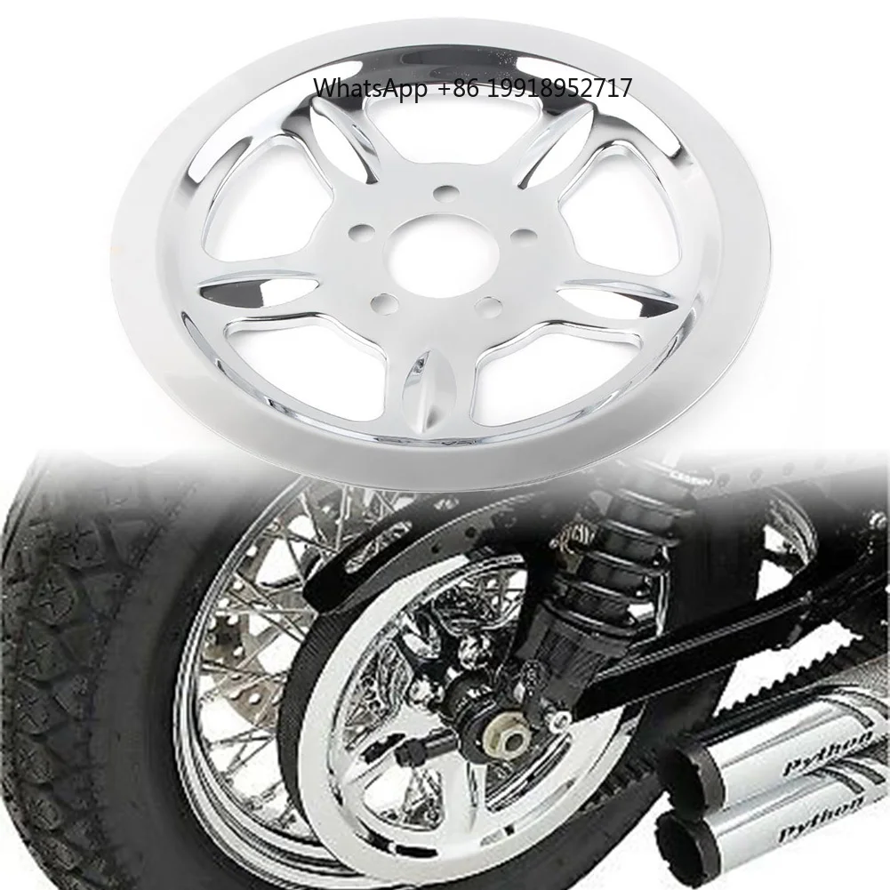 Motorcycle Aluminum Rear Pulley Cover #1201-0520 For Sportster XL883 XL1200 Replacement Chrome/Black
Motorcycle Aluminum Rear Pulley Cover #1201-0520 For Sportster XL883 XL1200 Replacement Chrome/Black