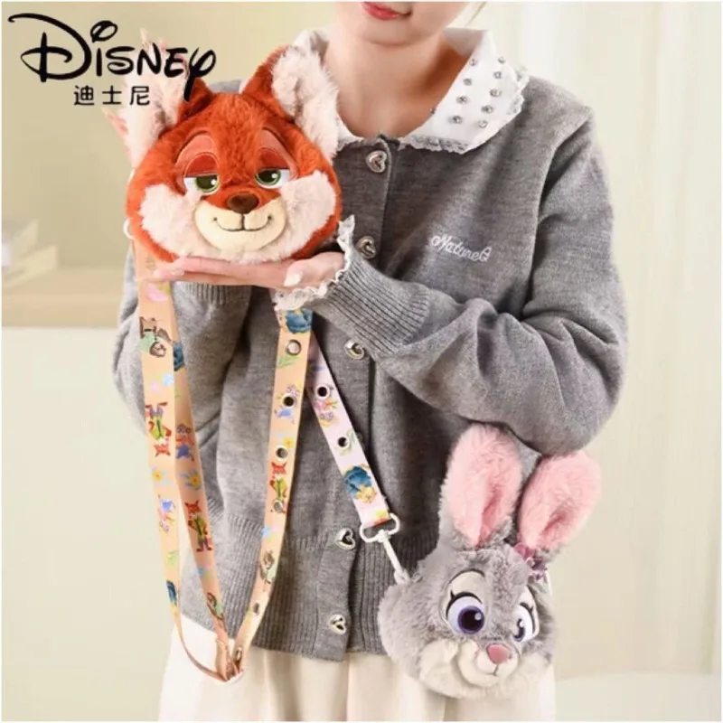 Authentic Disney Zootopia Judy Hopps Plush Crossbody Bag Girl Versatile Leisure Bag Cute Cosplay Accessory Gift
Authentic Disney Zootopia Judy Hopps Plush Crossbody Bag Girl Versatile Leisure Bag Cute Cosplay Accessory Gift
