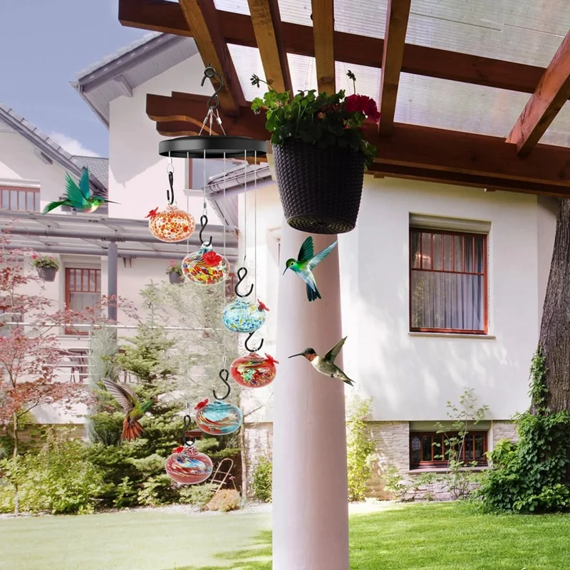 Life Charming Wind Chimes Bird Feeders For Outdoors Hanging Ant And Bee Proof,Never Leak
Life Charming Wind Chimes Bird Feeders For Outdoors Hanging Ant And Bee Proof,Never Leak