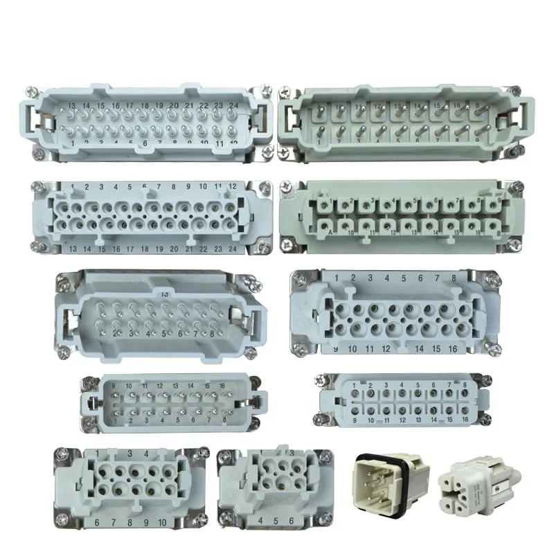 Hot runner temperature control box accessory plug 5 10 16 18 24-pin male and female connector junction box
Hot runner temperature control box accessory plug 5 10 16 18 24-pin male and female connector junction box