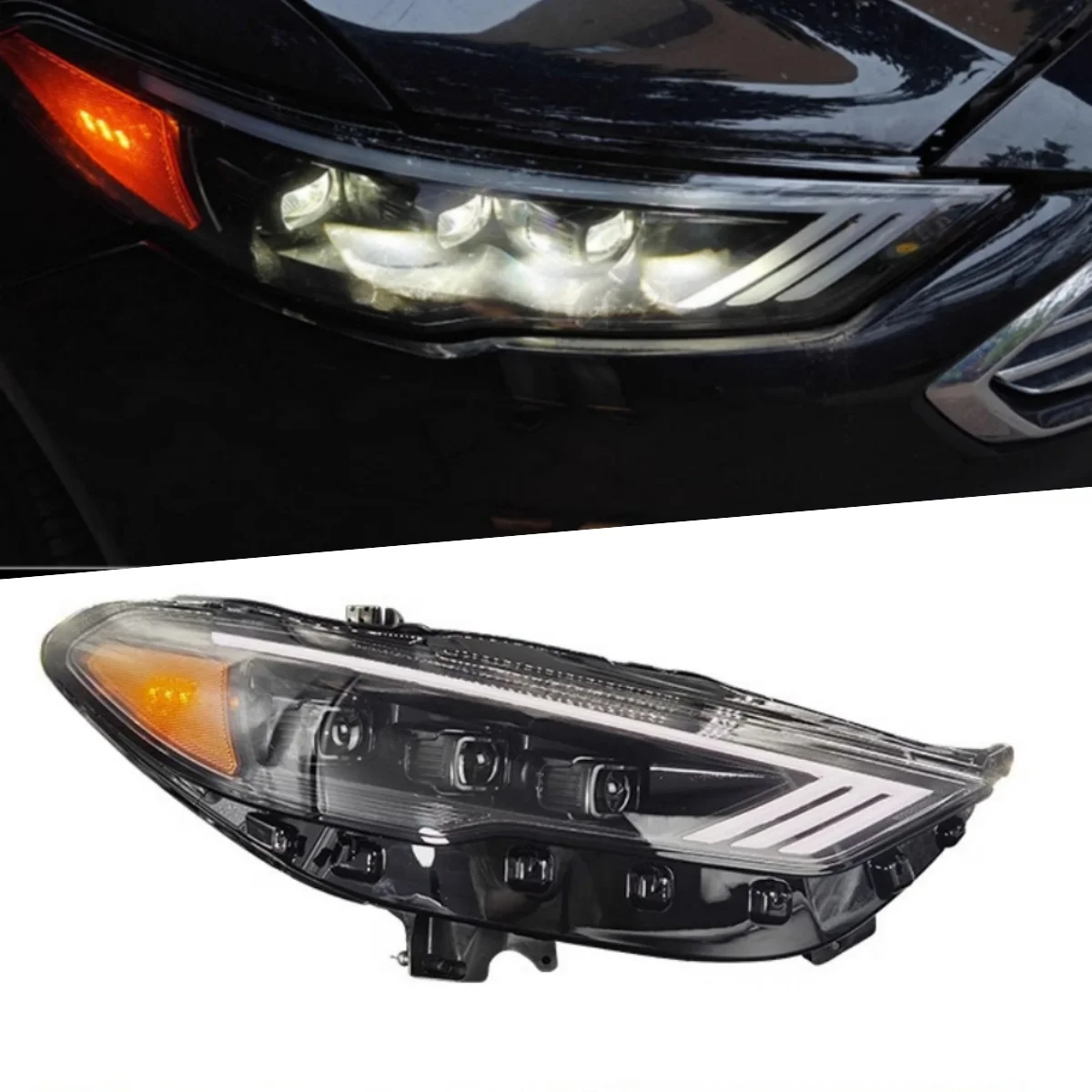Светодиодные фары в сборе для Ford Mondeo 17-21, модифицированные линзы, дневные ходовые огни, указатель поворота, дальний ближний свет, автомобильные аксессуары
Светодиодные фары в сборе для Ford Mondeo 17-21, модифицированные линзы, дневные ходовые огни, указатель поворота, дальний ближний свет, автомобильные аксессуары