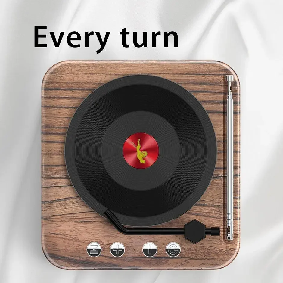 Bluetooth Speaker Wireless Rotary Retro Portable Durable Vinyl Record Creative Player HIFI Stereo
Bluetooth Speaker Wireless Rotary Retro Portable Durable Vinyl Record Creative Player HIFI Stereo