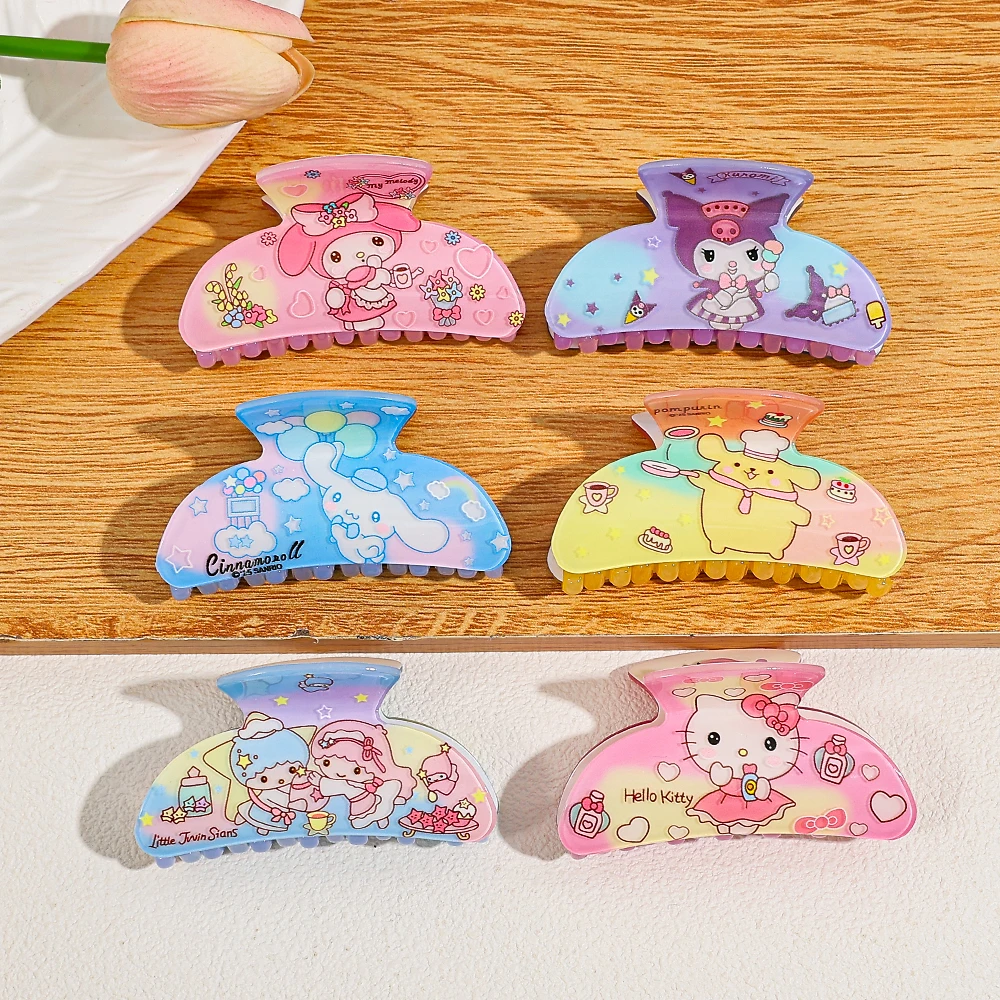 Random 6Pcs Sanrio cute cartoon daily decoration, photo-taking, gift-giving, sweet and cool style acrylic hair claw
Random 6Pcs Sanrio cute cartoon daily decoration, photo-taking, gift-giving, sweet and cool style acrylic hair claw