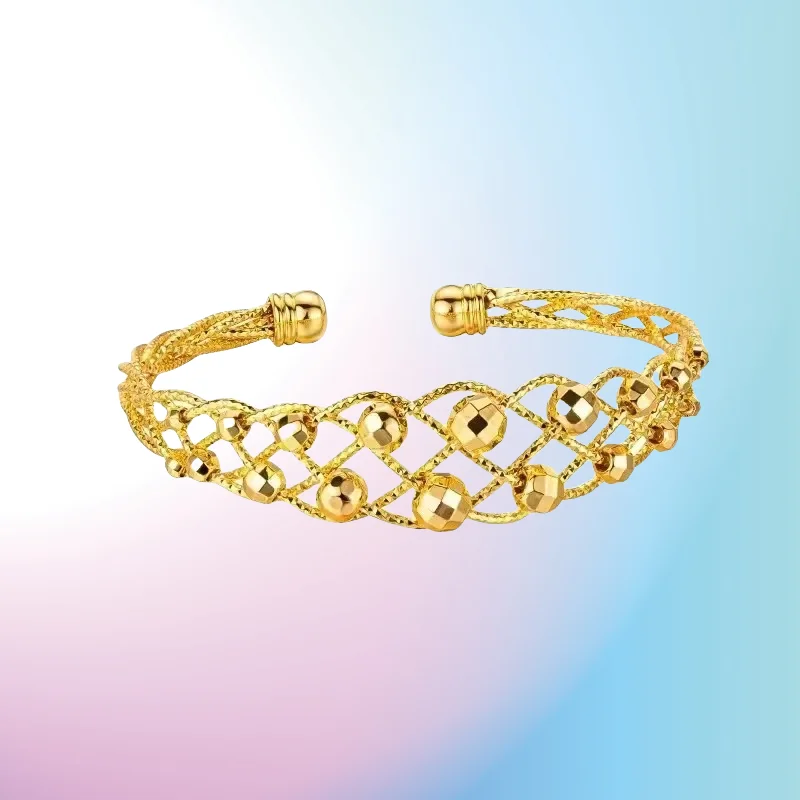 NEW 9999 real gold 24K yellow gold Bohemian Flash Bracelet High-end Light Luxury Open All-match Bracelet
NEW 9999 real gold 24K yellow gold Bohemian Flash Bracelet High-end Light Luxury Open All-match Bracelet