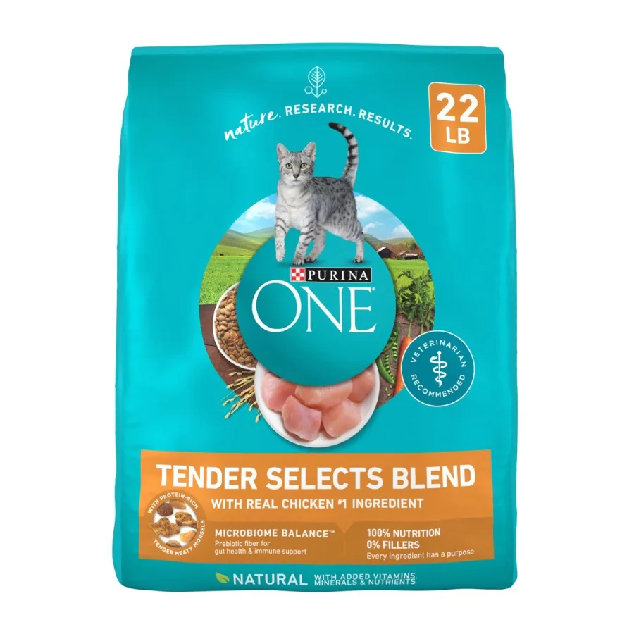 Сухой корм для кошек Tender Select Blends с курицей, 22 фунта (10 кг) в упаковке
Сухой корм для кошек Tender Select Blends с курицей, 22 фунта (10 кг) в упаковке