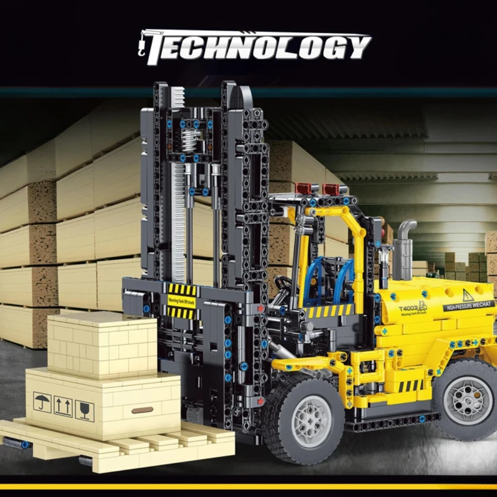 RC сверхмощный вилочный погрузчик, техническая модель с электроприводом, MOC, строительные кирпичи, инженерный грузовик, механический дизайн, игрушки для мальчиков, подарки
RC сверхмощный вилочный погрузчик, техническая модель с электроприводом, MOC, строительные кирпичи, инженерный грузовик, механический дизайн, игрушки для мальчиков, подарки