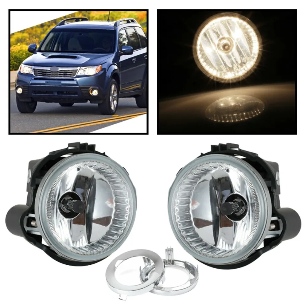 Fits 2009-2013 Subaru Forester Front Bumper Fog Lights Lamps w/Cover Trim Ring
Fits 2009-2013 Subaru Forester Front Bumper Fog Lights Lamps w/Cover Trim Ring