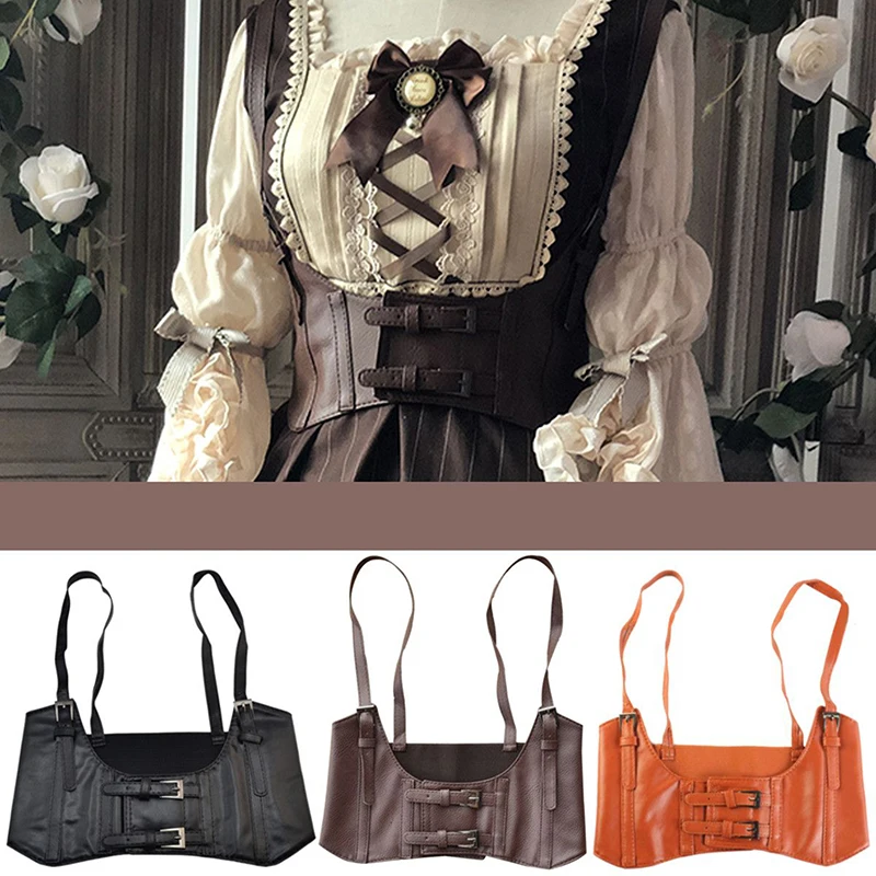 Women's Waist Belt Punk Gothic Dress Costume Waistband Cincher PU Leather Adjustable JK Street Strap Waist Cover Decoration
Women's Waist Belt Punk Gothic Dress Costume Waistband Cincher PU Leather Adjustable JK Street Strap Waist Cover Decoration
