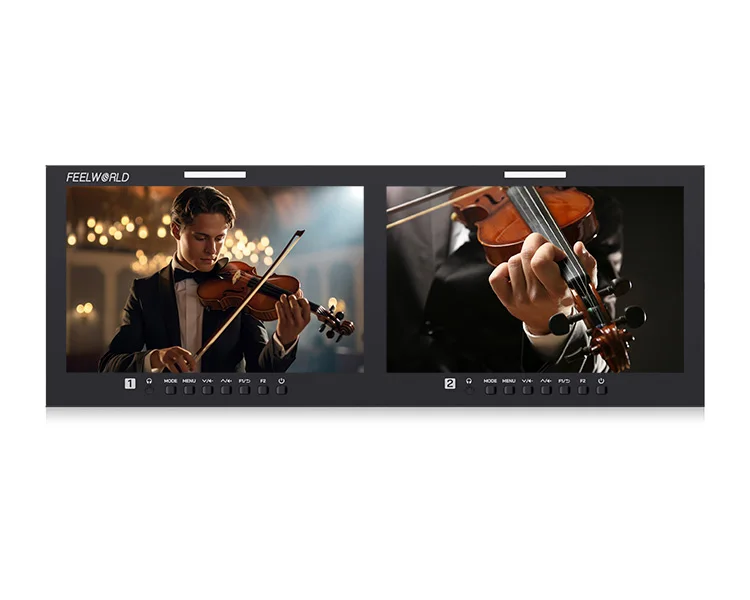 FEELWORLD D101 PLUS Двойная 10,1-дюймовая открытая рамка 4RU для монтажа в стойку 4K HDMI SDI 1920x1200IPS Использование для настольного ЖК-дисплея с открытой рамкой
FEELWORLD D101 PLUS Двойная 10,1-дюймовая открытая рамка 4RU для монтажа в стойку 4K HDMI SDI 1920x1200IPS Использование для настольного ЖК-дисплея с открытой рамкой