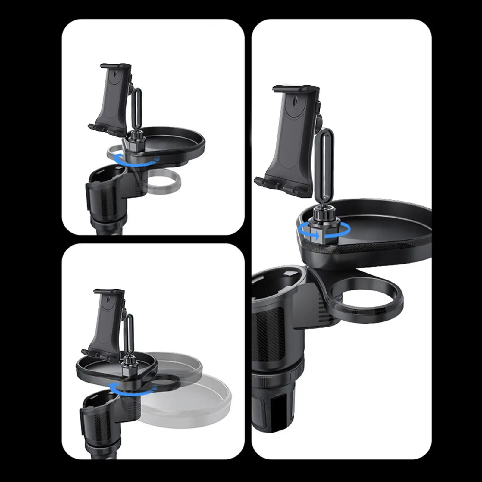 Universal Car Phone Mount Easily Install Multifunctional Rotatable Cup Holder Extender for Food Water Bottle Snacks Toys
Universal Car Phone Mount Easily Install Multifunctional Rotatable Cup Holder Extender for Food Water Bottle Snacks Toys