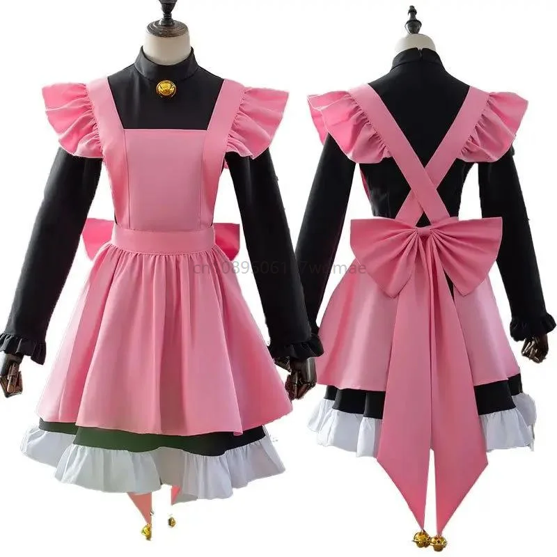 Anime Pink Cat Cosplay Costume Dress With Bow Bell Lolita Skirt Full Set Uniform Holiday Carnival Party Clothes
Anime Pink Cat Cosplay Costume Dress With Bow Bell Lolita Skirt Full Set Uniform Holiday Carnival Party Clothes