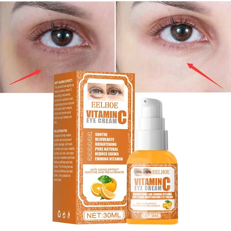 Vitamin C Anti Dark Circles Eye Cream Anti-Wrinkle Anti-Aging Lighten Fine Lines Whitening Moisturizing Brighten Beauty Products
Vitamin C Anti Dark Circles Eye Cream Anti-Wrinkle Anti-Aging Lighten Fine Lines Whitening Moisturizing Brighten Beauty Products