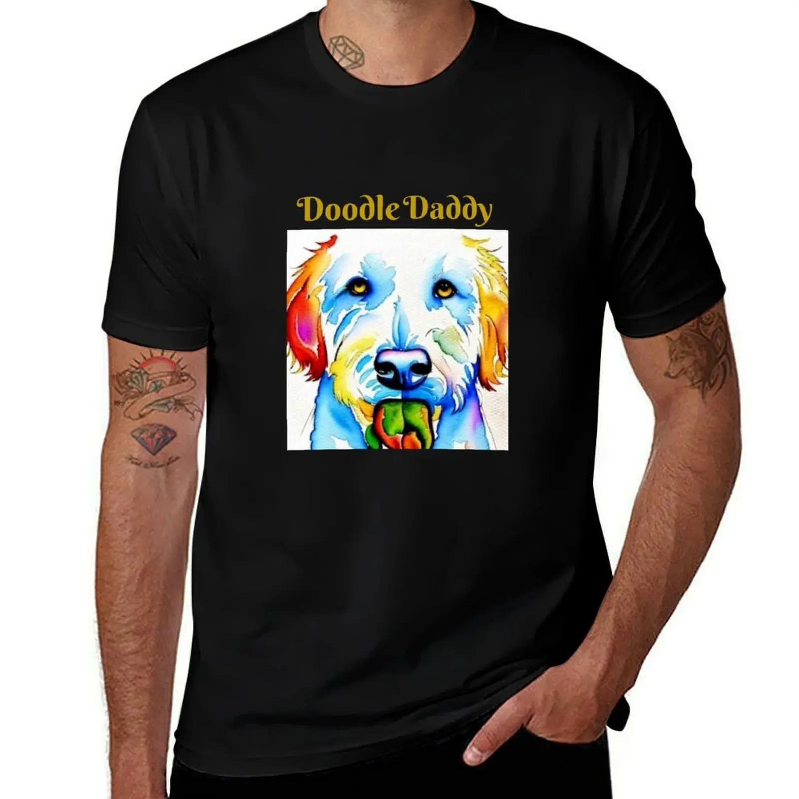 Doodle daddy T-Shirt Holiday Casual Short Sleeve Top
Doodle daddy T-Shirt Holiday Casual Short Sleeve Top