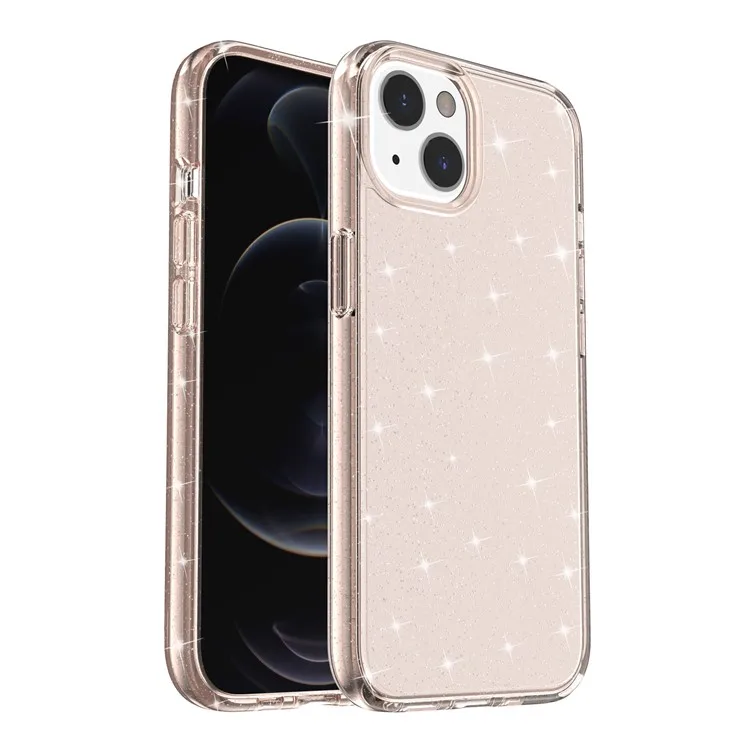 For iPhone 13 mini 5.4 inch Glittery Powder Design Back Cover Soft TPU + Hard PC Drop Protection Phone Case - Gold
For iPhone 13 mini 5.4 inch Glittery Powder Design Back Cover Soft TPU + Hard PC Drop Protection Phone Case - Gold