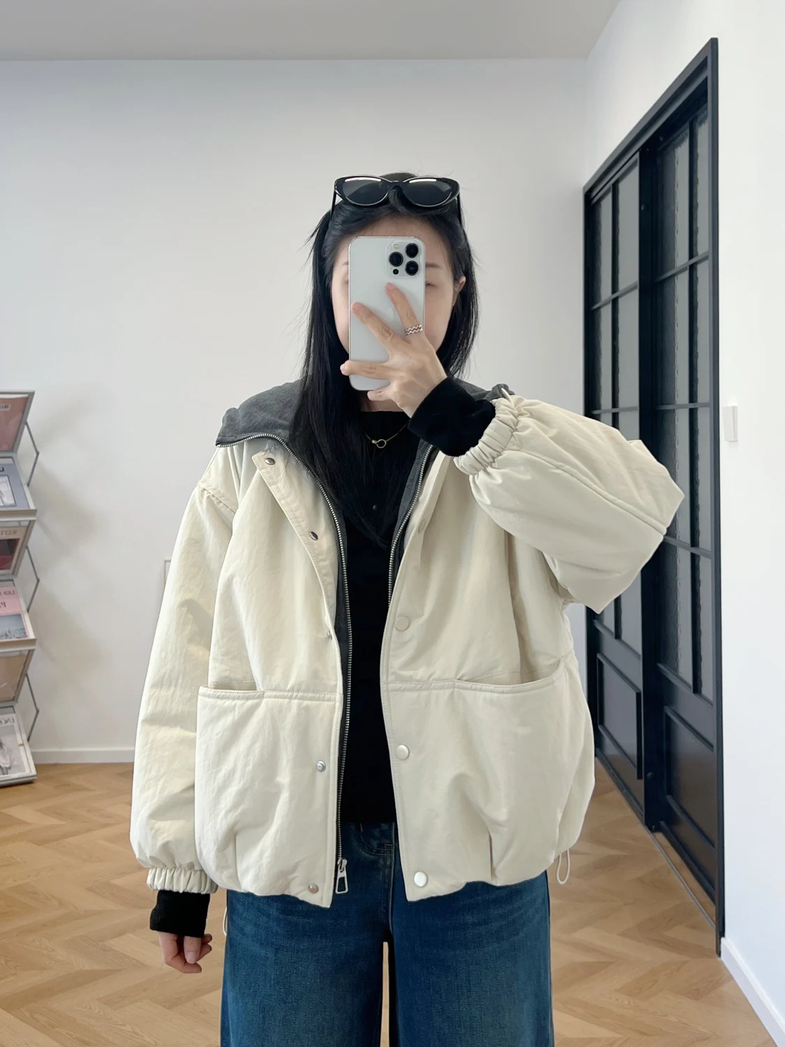 Korean Sle ort Hooded Cotton Jaet Women's Winter Thiened Puffy Casual Versatile Splicing Outerwear Comfortable Anti-A...
Korean Sle ort Hooded Cotton Jaet Women's Winter Thiened Puffy Casual Versatile Splicing Outerwear Comfortable Anti-A...