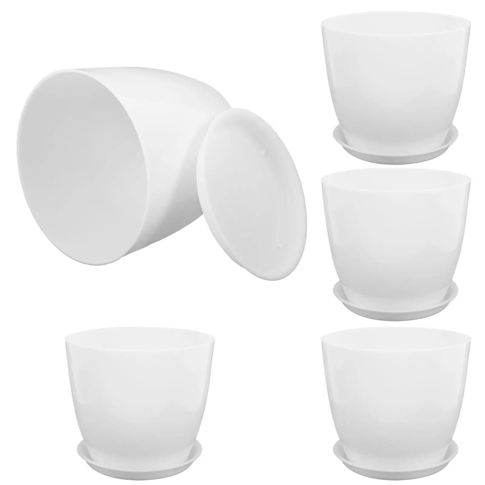 5 Sets Orchid Potting Mix Swirl Pattern Small Flowerpot Decorative Plant Containers Garden
5 Sets Orchid Potting Mix Swirl Pattern Small Flowerpot Decorative Plant Containers Garden