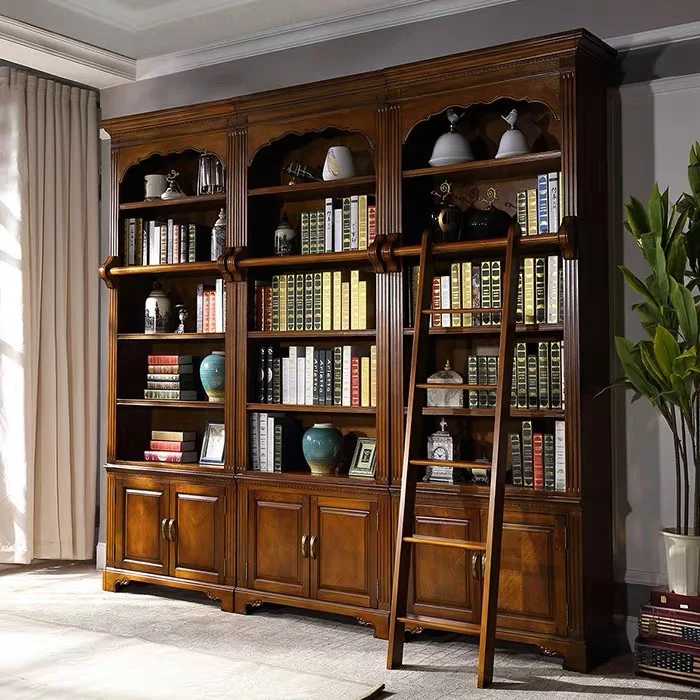 American solid wood bookcase, locker, bookcase, bookshelf, multi-layer European free combination bookcase, study floor locker
American solid wood bookcase, locker, bookcase, bookshelf, multi-layer European free combination bookcase, study floor locker