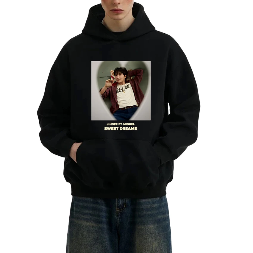 2025 New in Korea J-Hope Hope Sweet Dream Graphic Sweatshirt Men women fashion Y2k pullovers Unisex Fleece Long sleeve Hoodies
2025 New in Korea J-Hope Hope Sweet Dream Graphic Sweatshirt Men women fashion Y2k pullovers Unisex Fleece Long sleeve Hoodies
