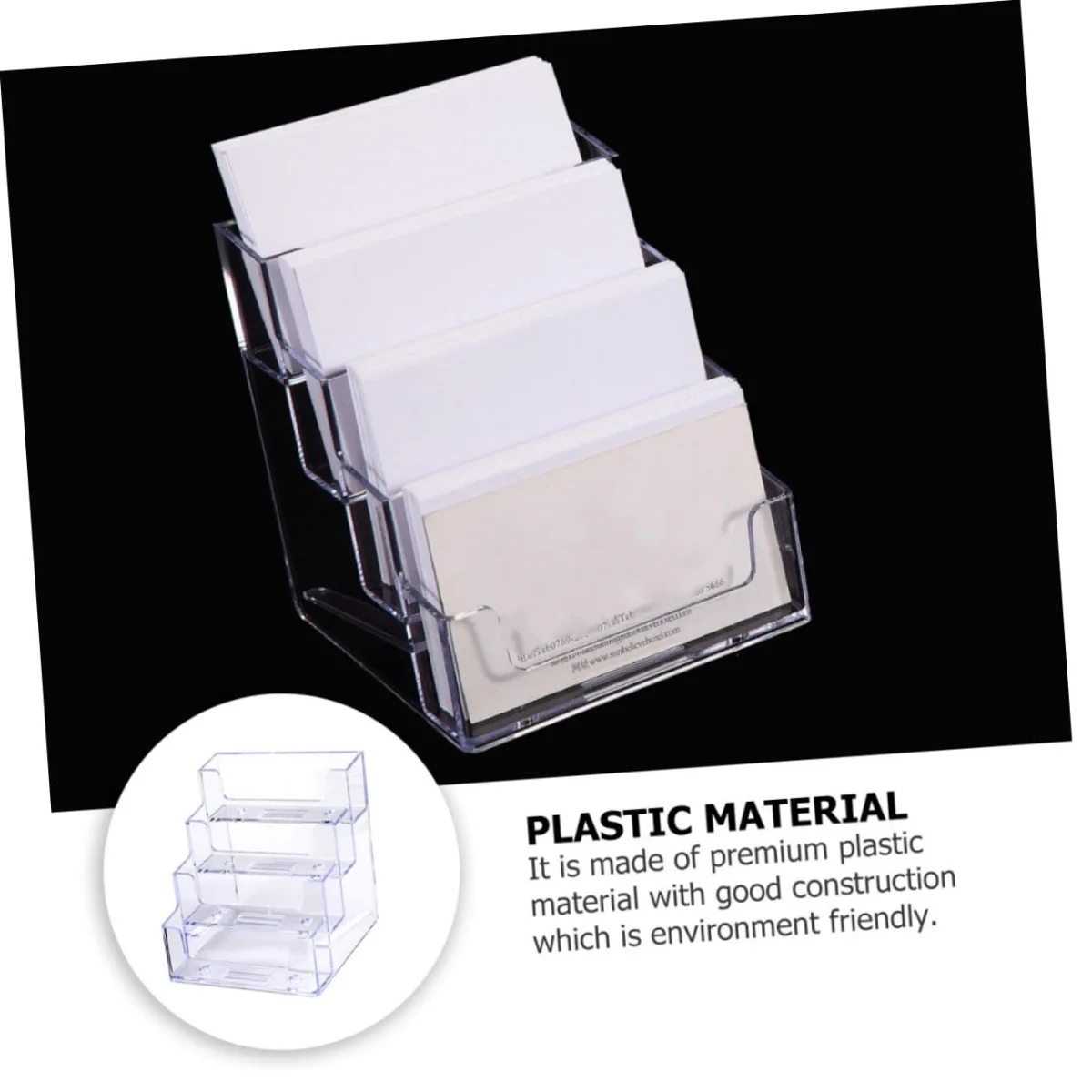 F2 4-Cell Vertical Note Holder Business Card Holder Creative Transparent Card Storage Box Desktop Acrylic Business Card Box
F2 4-Cell Vertical Note Holder Business Card Holder Creative Transparent Card Storage Box Desktop Acrylic Business Card Box