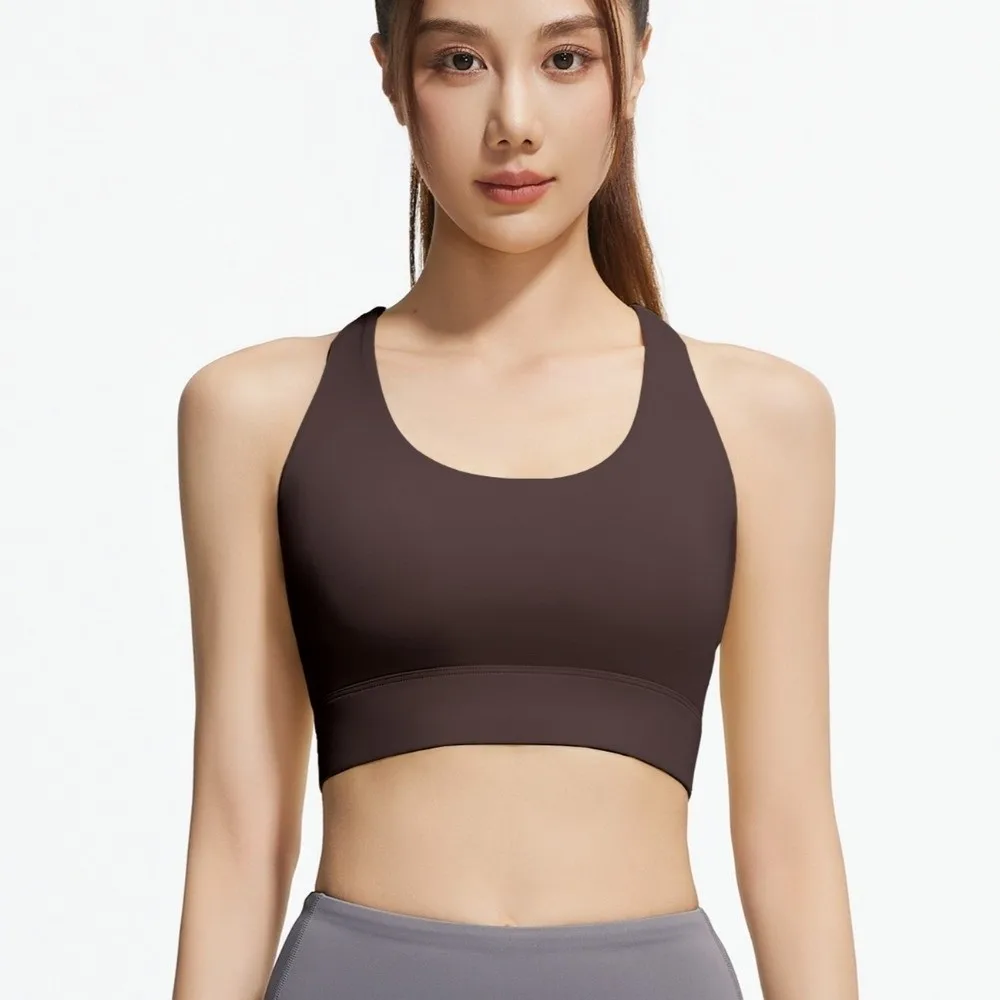 Simple Cross Mesh Belt Women's Sports Yoga Bra Shockproof Anti-shake Yoga Underwear Jogging Lingerie Seamless Vest Outer Fitness
Simple Cross Mesh Belt Women's Sports Yoga Bra Shockproof Anti-shake Yoga Underwear Jogging Lingerie Seamless Vest Outer Fitness