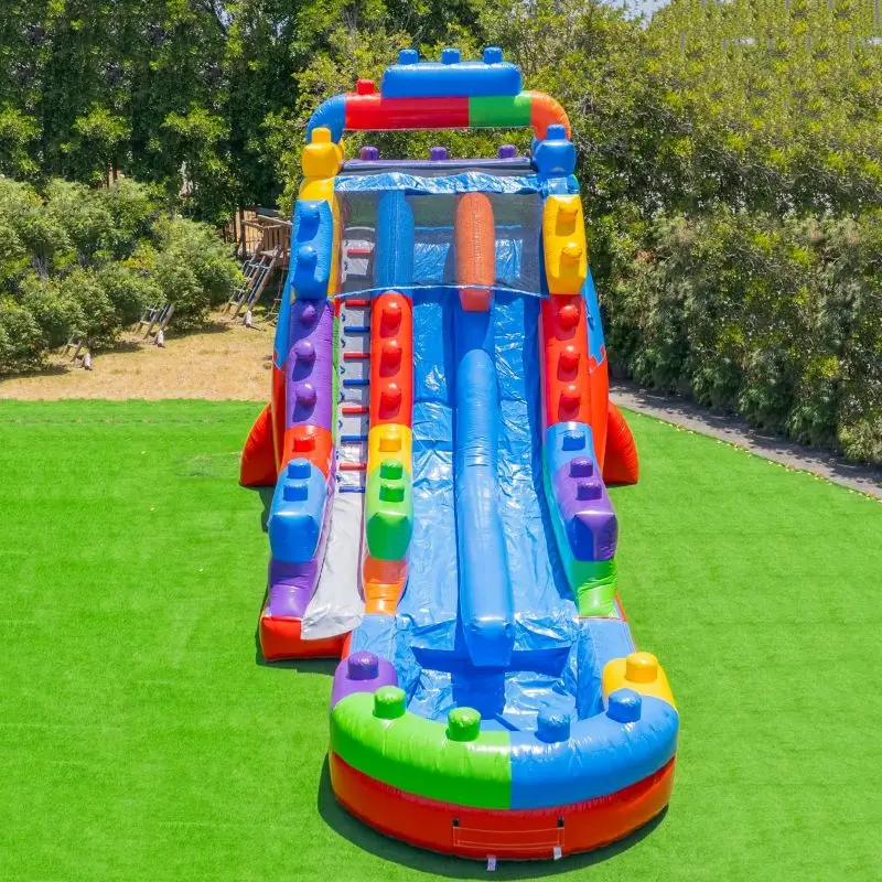 Inflatable Water Slide with Attached Pool Block Party Bouncy Slide with a blower for free
Inflatable Water Slide with Attached Pool Block Party Bouncy Slide with a blower for free