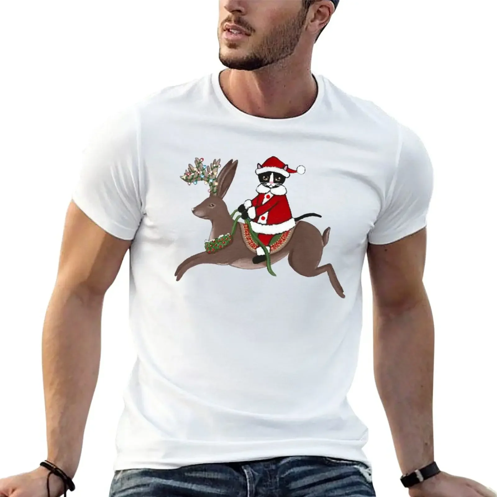 Santa Claws and His Jackalope 2 T-Shirt shirts graphic tees boys animal print shirt mens t shirts pack
Santa Claws and His Jackalope 2 T-Shirt shirts graphic tees boys animal print shirt mens t shirts pack