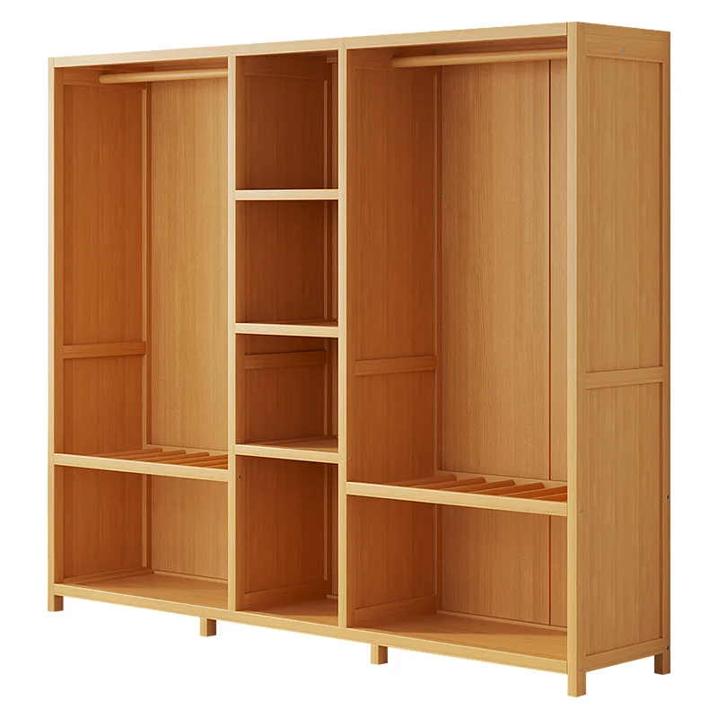 Simple wardrobe, household bedroom, rental house, solid wood coat rack, economical wardrobe assembly, storage
Simple wardrobe, household bedroom, rental house, solid wood coat rack, economical wardrobe assembly, storage